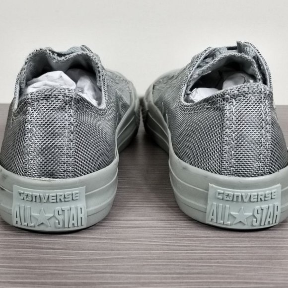 Converse Chuck Taylor All Star Mono Ox, Grey Canvas, Little Kid Size 13 / 31 - Picture 5 of 10